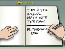 Death Note Type Game