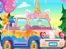 Decor Rainbow Car