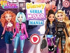 Disney Girls Moto Mania Online