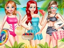 Disney Princesses Beach Swimsuit Online