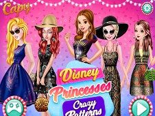 Disney Princesses Crazy Patterns Online