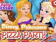 Disney Princesses Pizza Party