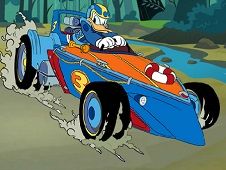 Donald Duck Hidden Car Tires