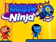 Draw Rainbow Ninja Online