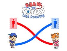 Draw To Toilet - Line Drawing