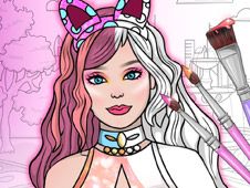 Dress Up Games & Coloring Book