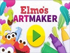 Elmo Art Maker Pizza