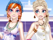 Elsa and Anna Spring Break