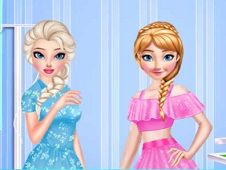 Elsa and Anna Unusual Day Online