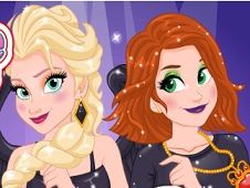 Elsa and Anna Villains Style