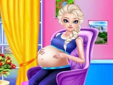 Elsa Pregnant Caring