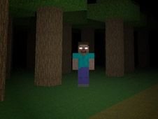 Escape From Herobrine In The Forest