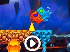 Fire and Water Geometry Dash Online