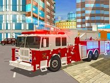 Fire City Truck Rescue Driving Online