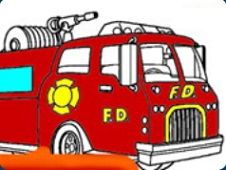 Fire Trucks Coloring Pages Online