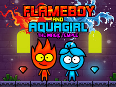 Play Fireboy and Water Girl 1: the Forest Temple on Fantagames: Free Flash  Games