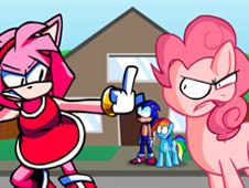 FNF Blockhead: Amy vs Pinkie