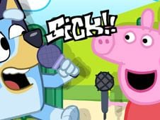 FNF Bluey Vs Peppa Pig Online