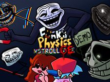 FNF Funkin Physics vs Trollface/Trollge Online