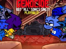 FNF Genocide Song but All Sonics Sings it