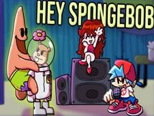 FNF: Hey Spongebob (Patrick & Sandy)