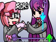 FNF: Natsuki & Yuri Sings Tug-o-War