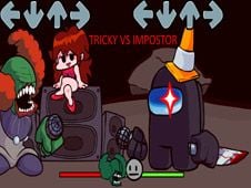 FNF: Tricky vs Black Imposter Online