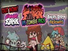 FNF vs Zombie Bad Piggies