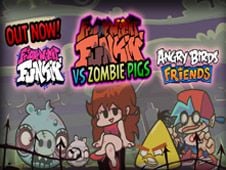 FNF vs Zombie Bad Piggies Online