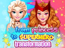 From Princess To Superhero Transformation