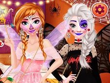 Frozen Sisters Halloween Party