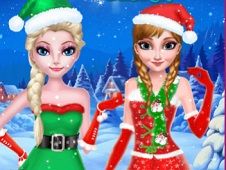 Frozen Sisters Christmas Hairstyle Design Online