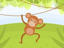 Funny Monkeys Coloring Online