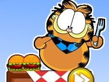 Garfield Eats Hamburgers