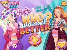 Barbie and Elsa Who Wore it Better Online