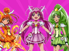 Glitter Force Tic Tac Toe