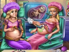 Goldie Princesses Pregnant Check Up Online