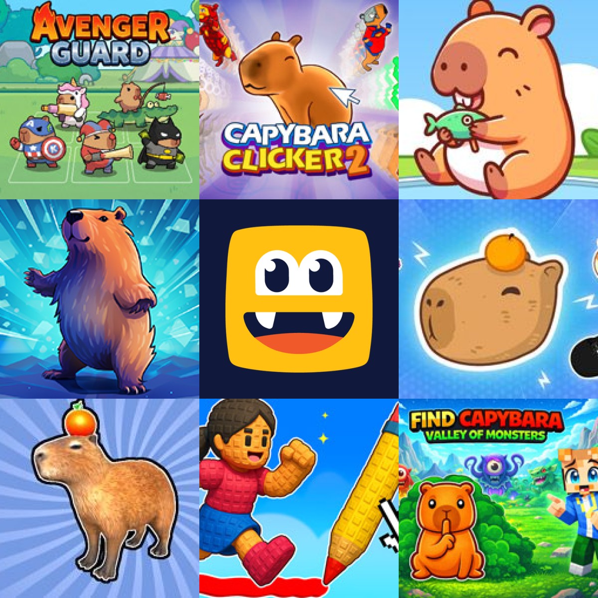 Capybara Games Online 🕹️ Play-Games.Com