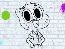 Gumball Colour In
