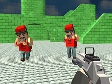 Gungame Shooting Warfare Blocky Gangster Online