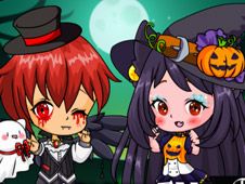 Halloween Chibi Couple