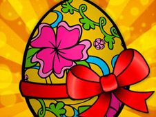 Handmade Easter Eggs Coloring Book Online