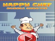 Happy Chef Bubble Shooter Online