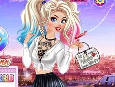 Harley Quinn Blogger Around the World