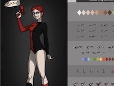 Villain Harley Quinn Dress Up Online