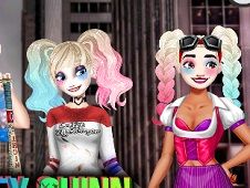 Harley Quinn Hair and Make Up Online