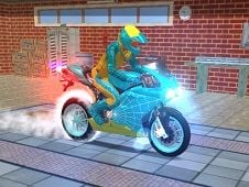 Hero Stunt Spider Bike Simulator 3D Online