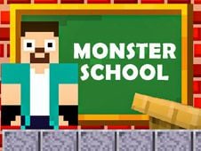 Herobrine vs Monster School Online