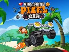 Hill Climb Pixel Car Online
