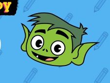 How to Draw Beast Boy Online